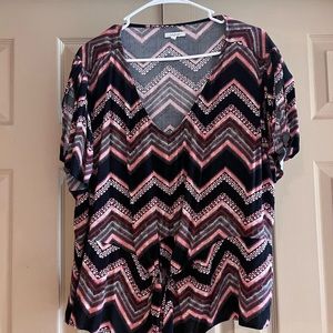 Maurices chevron blouse